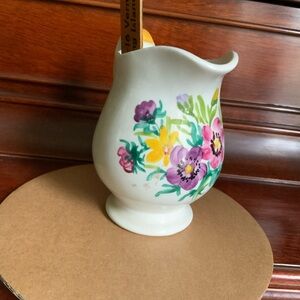 Hand painted pitcher